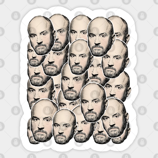 LOUIS CK Sticker by DankFutura